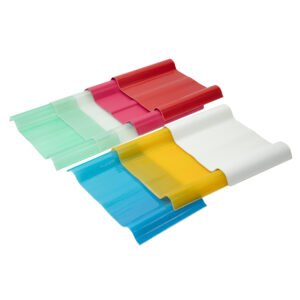 Colorful Customized Frp Corrugated Sheet Fit With Steel Structure